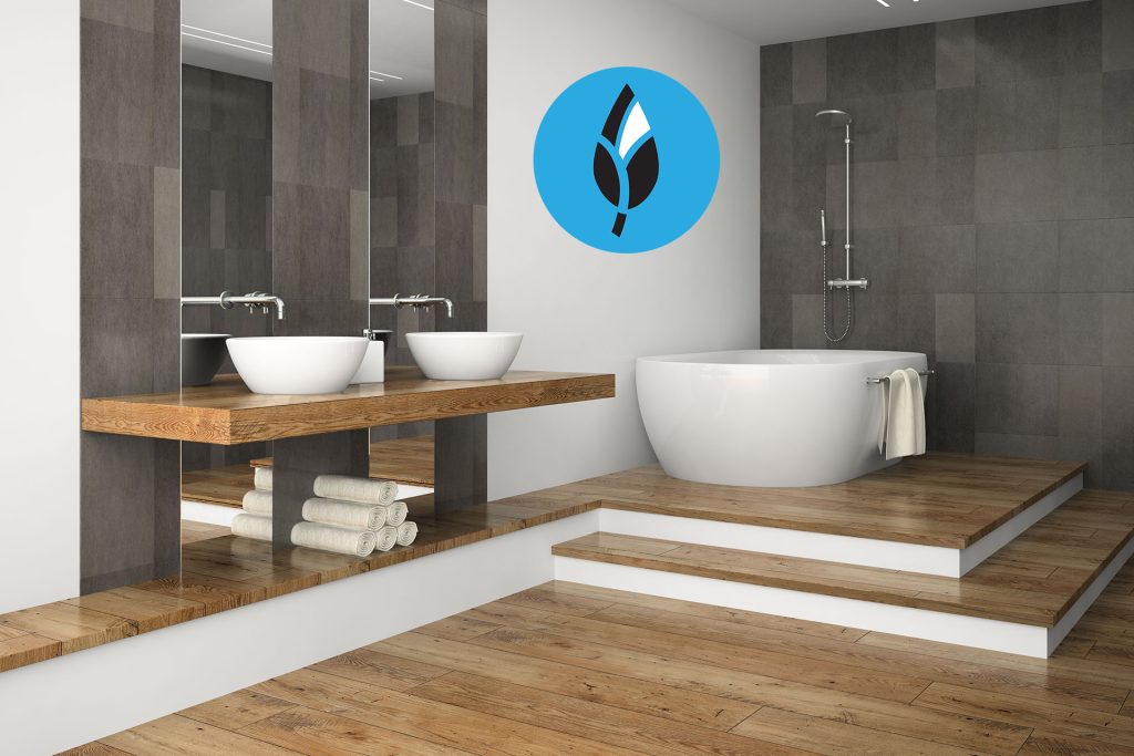 bathroom wood flooring